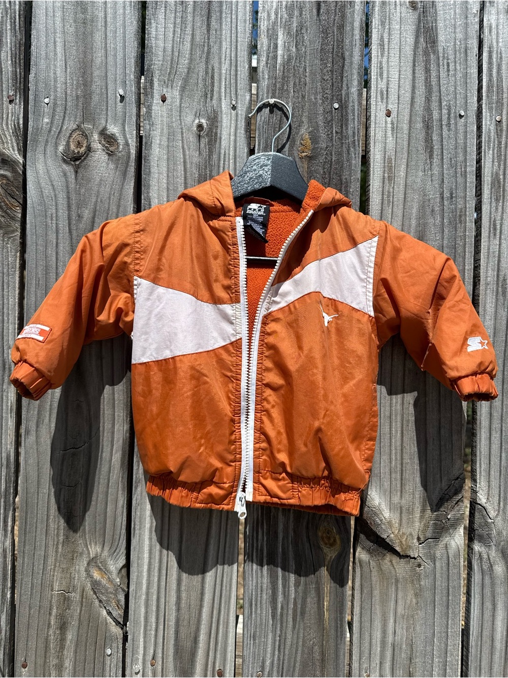 Texas Longhorns childs
Orange Hooded Windbreaker Jacket